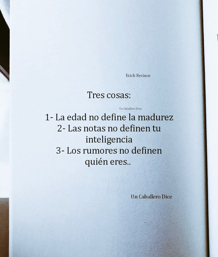 Hay que tener muy claro éso 😉