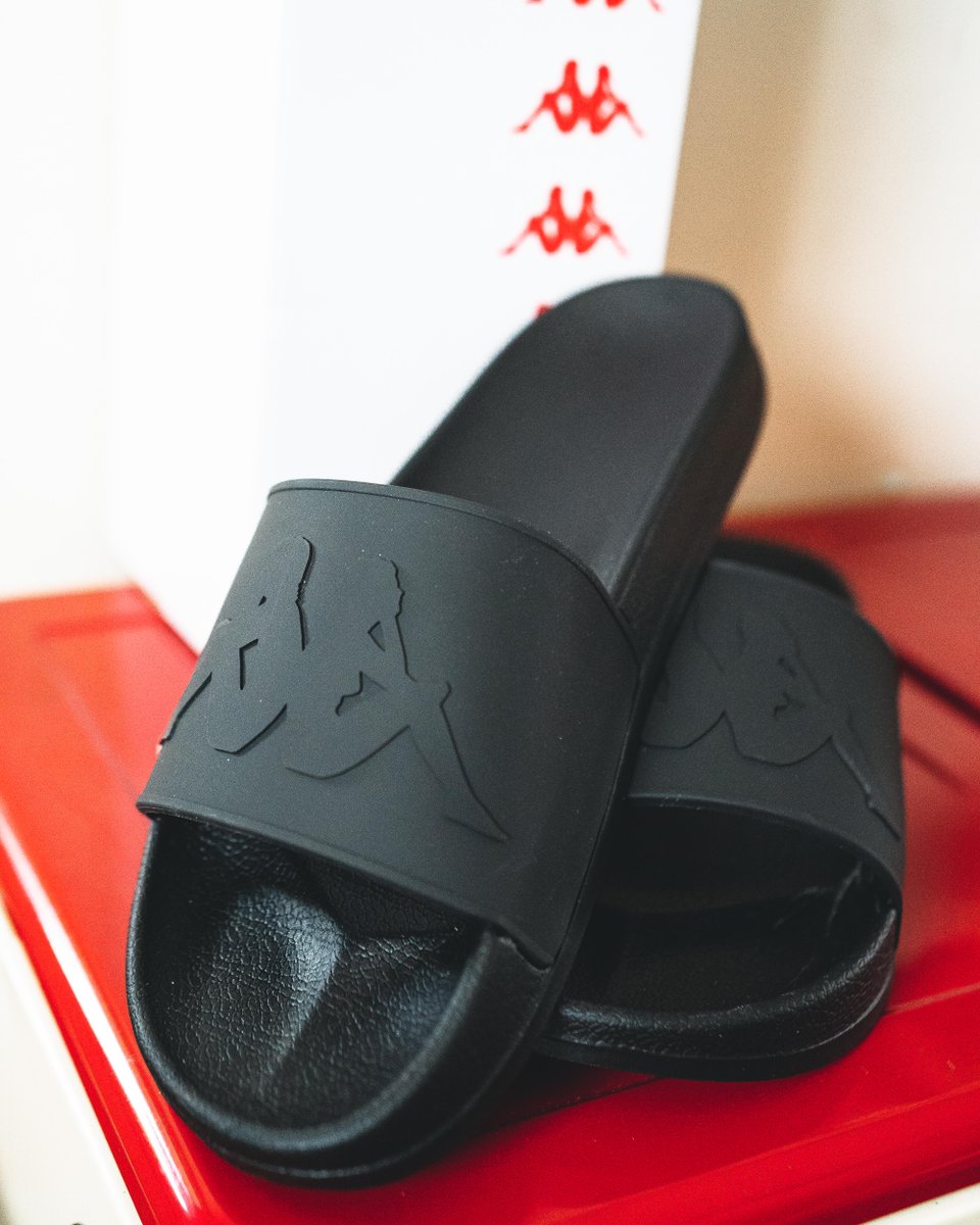 Sliding into the weekend. Shop #Kappa Slides in-stores and online. bit.ly/3cvFJft