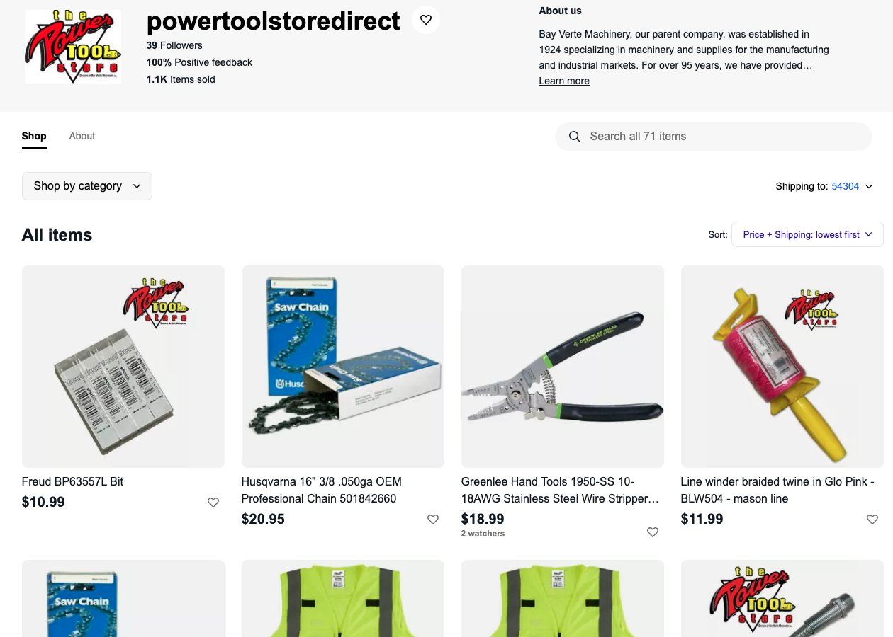 The Power Tool Store (PowerTool_Store) / Twitter