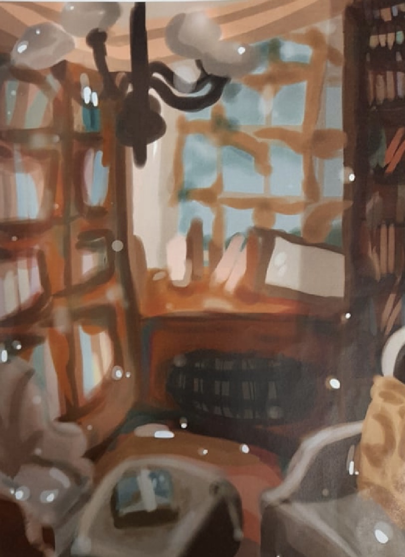 hackneylibs's tweet image. #OurLibraries Adesewa&apos;s dream library looks like it would be cosy on a rainy day #HackneyLibraries🌧️
