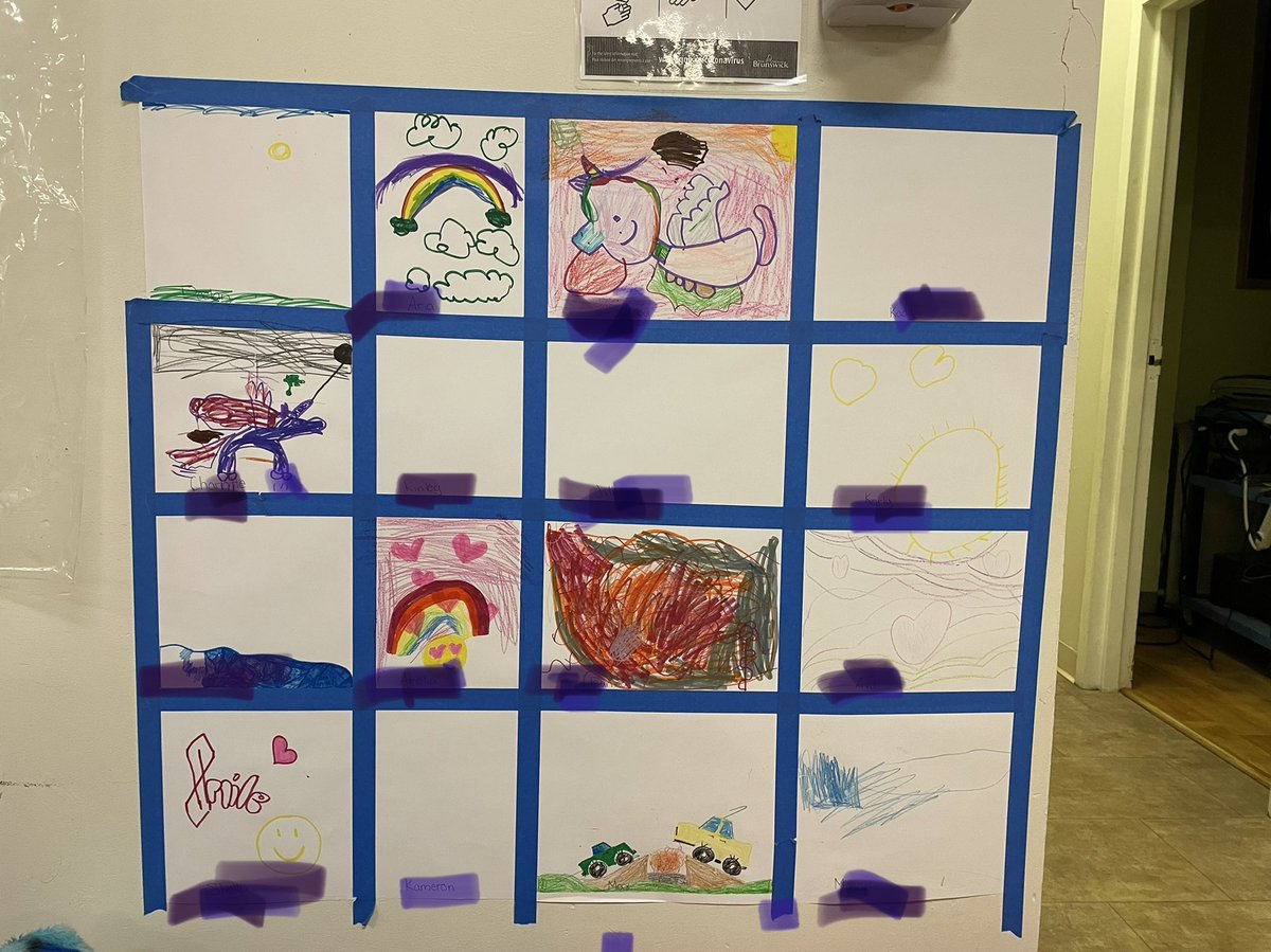 Murphys16380758's tweet photo. The continued picture story wall. This is up in our after school room. Some go everyday to work on the project some work and are done others add after a few days. It's becoming one giant collaborative potluck of unique ingredients.  #Shelfietalk https://t.co/bmVV0fy9VG
