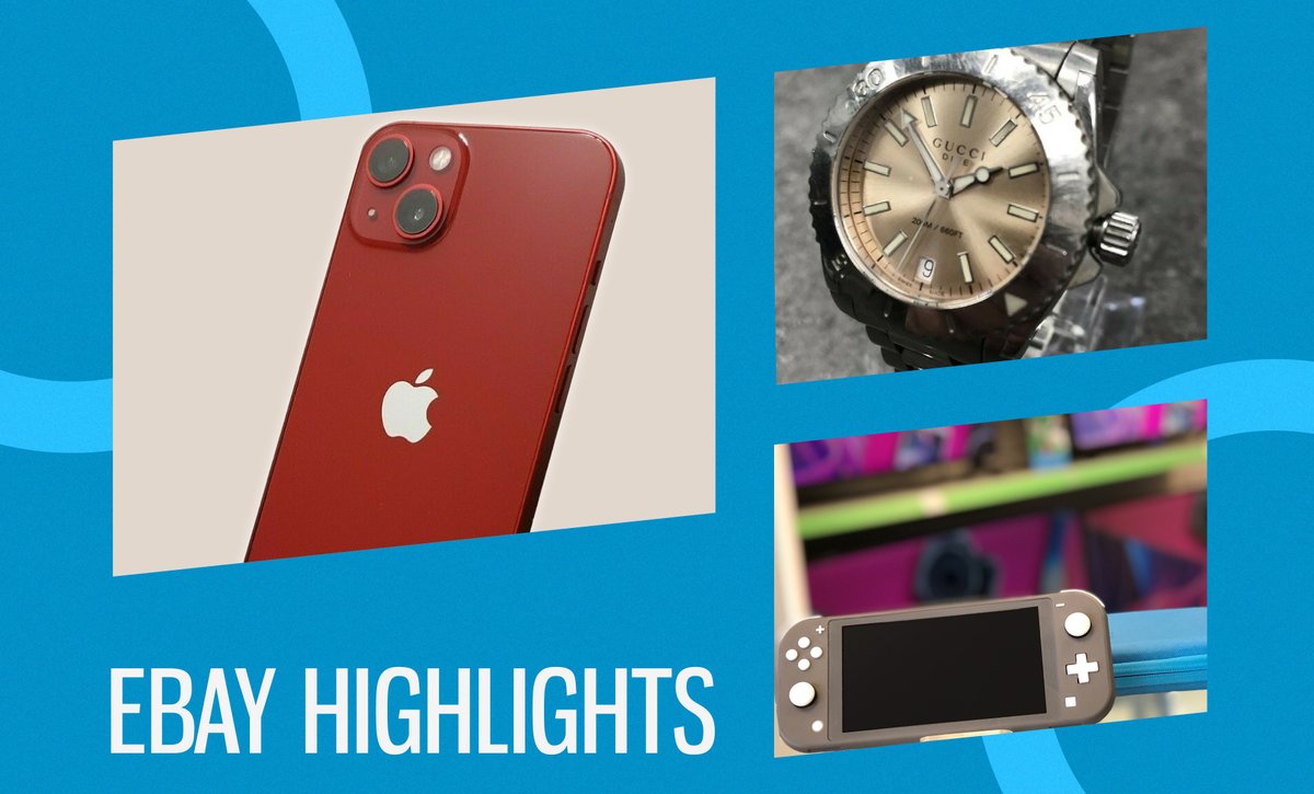 Phones, watches, consoles and much more! Check out what's available on eBay here: ebay.co.uk/usr/cce-uk

#iphone #appleuk #gucci #gucciwatch #nintendouk #nintendoswitch