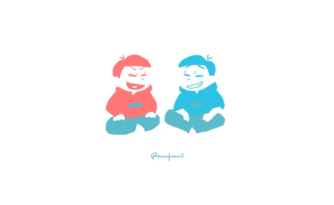上2人 