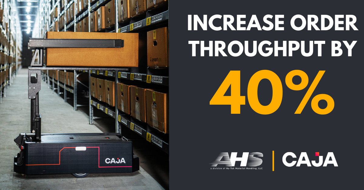 AHS_LLC's tweet image. Increase your order #throughput by up to 40% with #CajaRobotics! This #picking station is designed to perform either serial picking for high-throughput orders or parallel picking for large #orders.

Learn more about #Caja: bit.ly/3JWrTUc

#g2p #goodstoperson #automation