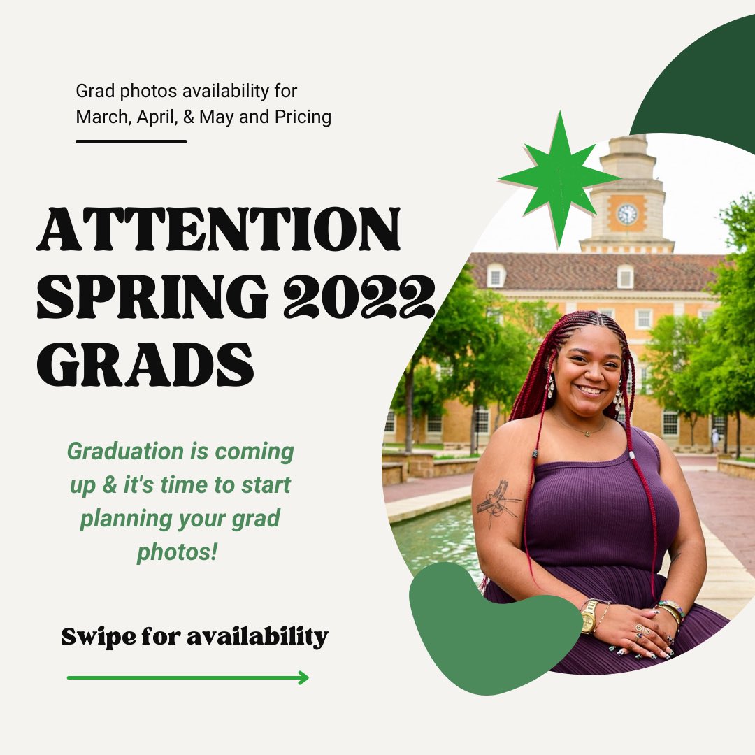 shumateshots's tweet photo. Hello all! I'm now booking for spring grad photos!! :-) https://t.co/l1h0pKUebt