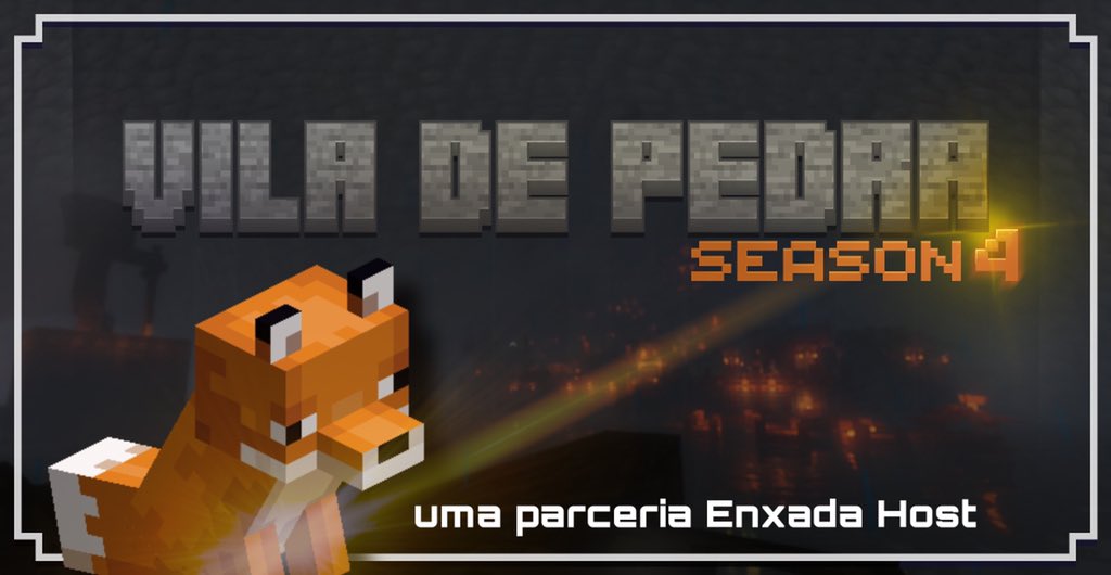 comunidademc's tweet photo. Após a casa de pedra I e II, tenho prazer em anunciar a 4ª temporada do nosso servidor de minecraft! 

Em parceria com a Enxada Host, a Vila de Pedra: um server 1.18.1 vanilla, original e pirata, JAVA e BEDROCK, com plugins!

será aberto no discord quando chegar à 813 rts.
~🦊 https://t.co/EWd4Te4nPk