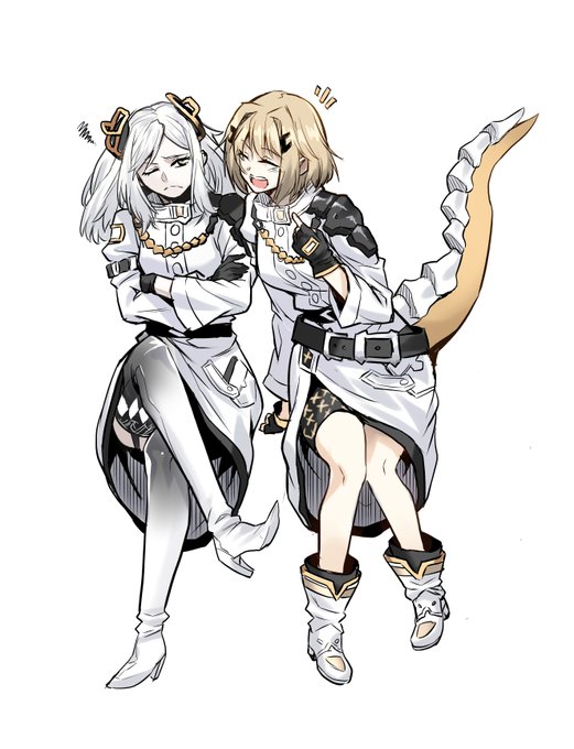 ほらほら、私とお揃い♪ #白夜極光 