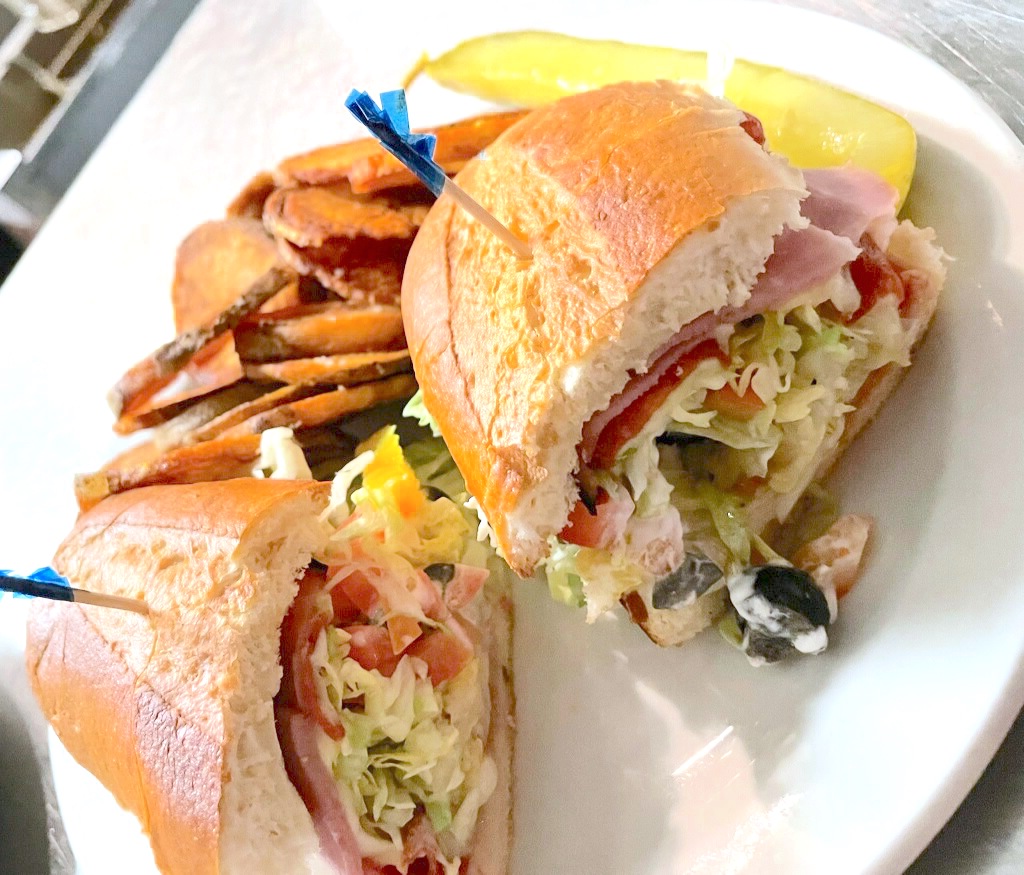 pressgrill's tweet photo. Included in the enormously ambitious list of things you'd like to accomplish today should be finding good eats..! PRIME RIB FRENCH DIP + ITALIAN SUB are the specials all day, with kitchen from lunchtime UP TO 12 AM. Come eat, otherwise call 298-1014 for BAR LIBATIONS W/ TO GO..! https://t.co/V5eBNblaMT