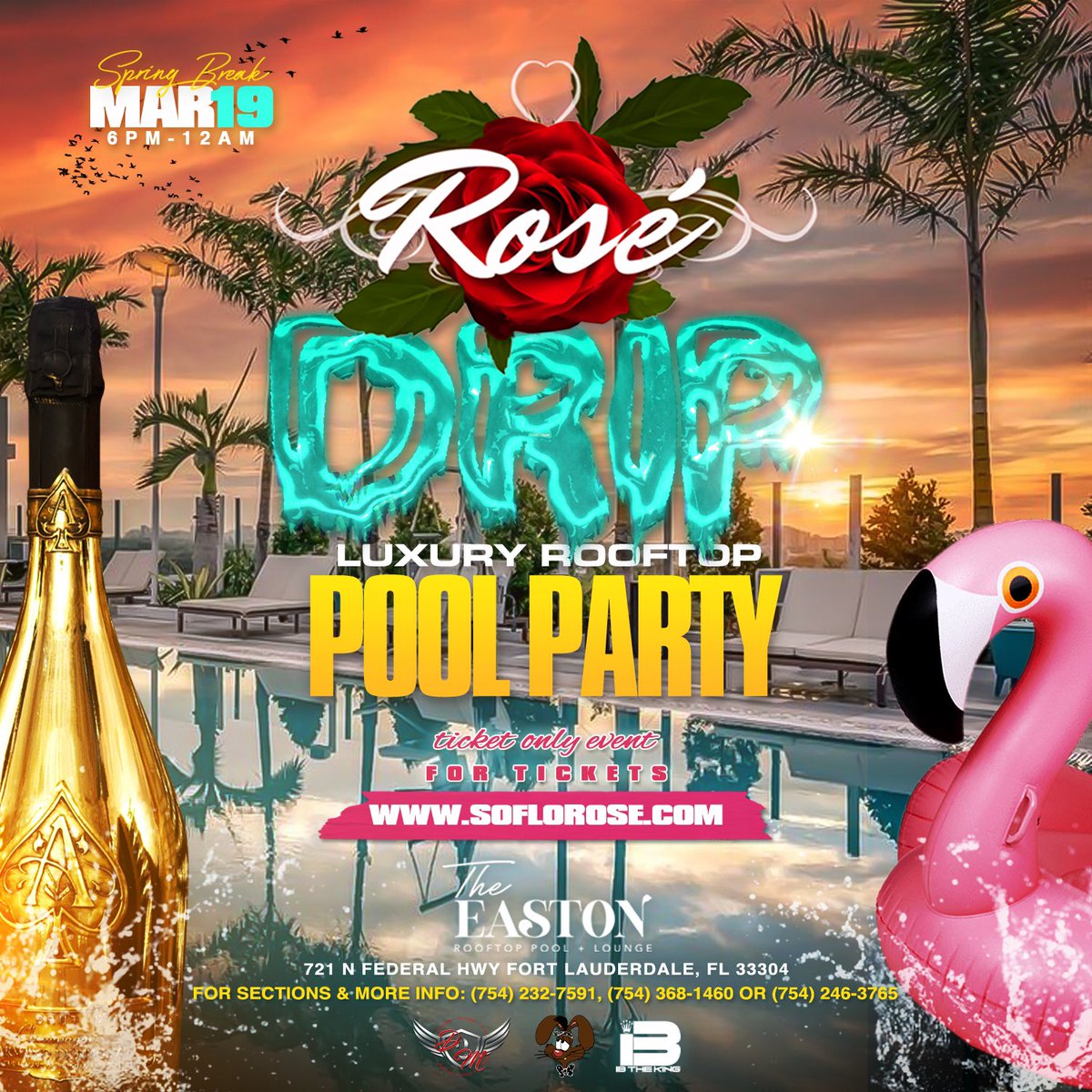 whoFRAMEDroger's tweet photo. spring break, don’t miss out ☀️🌴 movies only! 🎬 for tix: https://t.co/HhGzD84ttE

mar. 6th #SecretSundays: spring break kickoff (each &amp; every sunday) 🤫🔮

mar. 10th #AnythingButSober: all u can drink juice party 🥤😵💦

mar. 19th #SoFloRosé: luxury rooftop pool party 🌹🌊 https://t.co/nljcuCdCOv