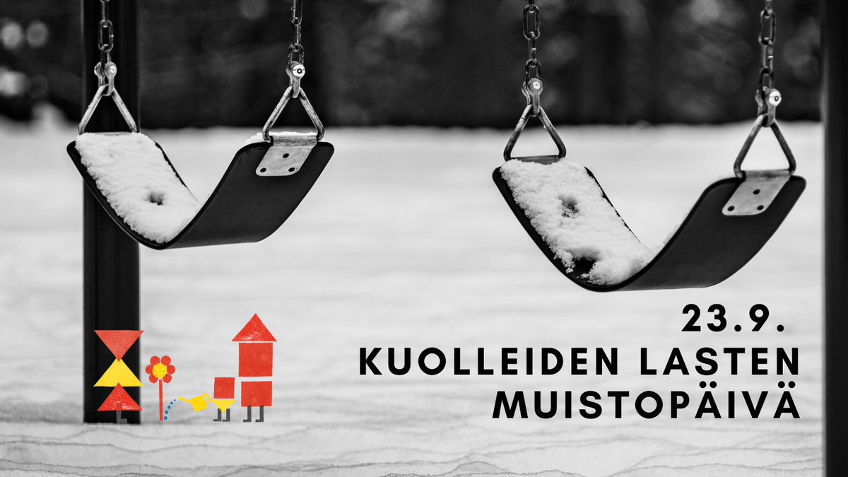 ”eikä suru ole musta aukko, vaan rakkaus, koko avaruus, /
joka laajenee, pikkusisko syntyy /
ja kasvaa, kuolematta /”
-Anna Elina Isoaro-
#KuolleidenLastenMuistopäivä 23.9. #Lapsikuolema #Perhe @KapyRy @kaikkiperheet
https://t.co/PaQoMMlXer
Ks.lisätietoa https://t.co/0nOERjMPBS