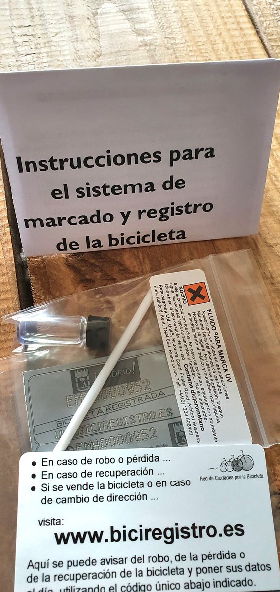 bilbotin's tweet photo. El otro día @madridete me recomendó registrar mi bicicleta en la Red de Ciudades por la Bicicleta. Es algo que poca gente conoce y por eso lo cuento por aquí, para que os animéis a hacerlo. Podéis ver la información en https://t.co/bYj6dmVgET https://t.co/LwfRhSoNae