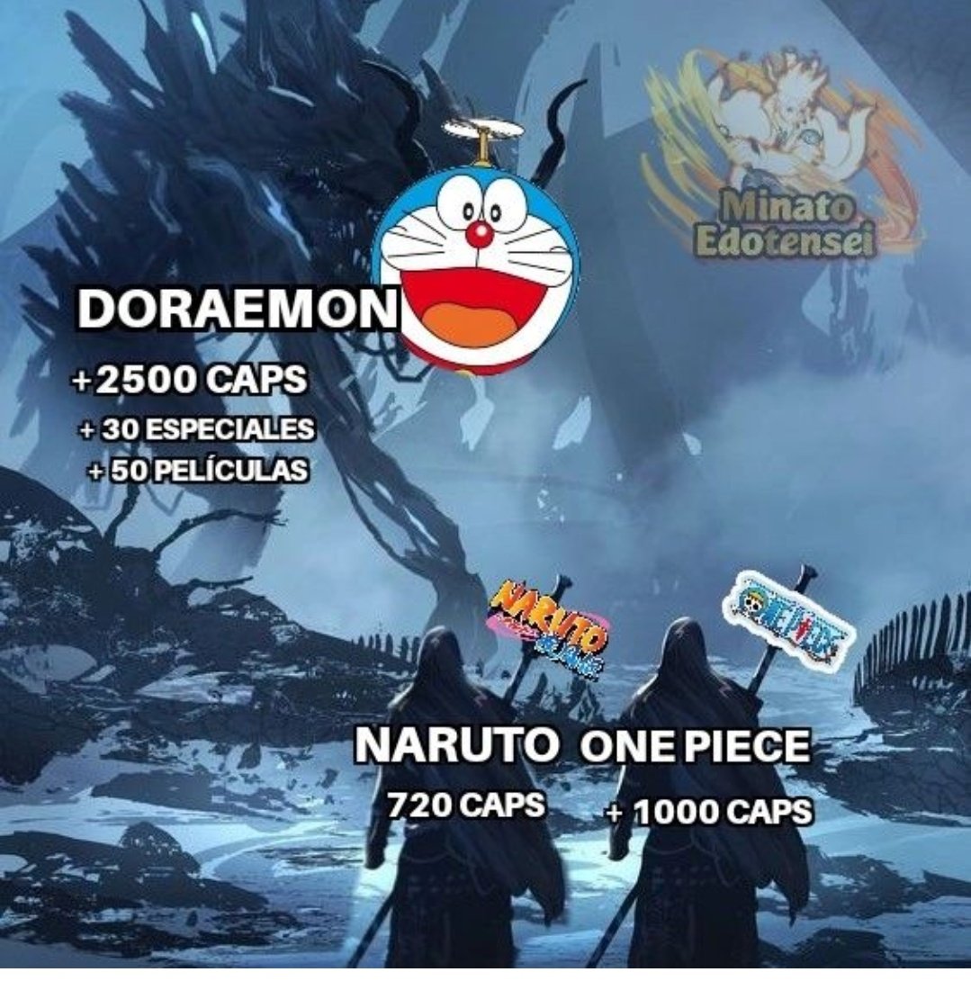 mendigood's tweet photo. Cuál es el anime más largo que vieron? https://t.co/d5euj71oL1