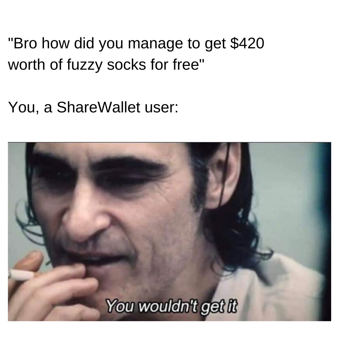 JasonBangser's tweet photo. @robertodigital_ Probably gonna be one of the first memes I posted on @ShareWallet’s IG https://t.co/NZkRUhxb2f