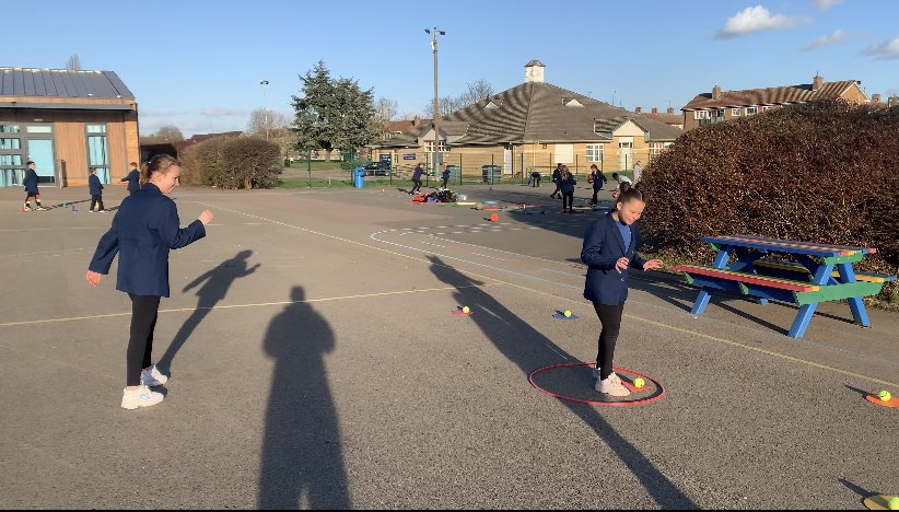 KHPA_Sport's tweet photo. Here’s our Year 5&amp;6 Sports Leaders showing great work and enthusiasm to complete the Playmaker Award @SportsLeaders https://t.co/i51oI8zdhn
