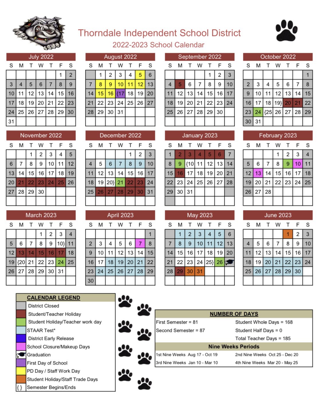 Fort Hood Holiday Calendar 2023 Thorndale Isd (@Thorndaleisd) / Twitter