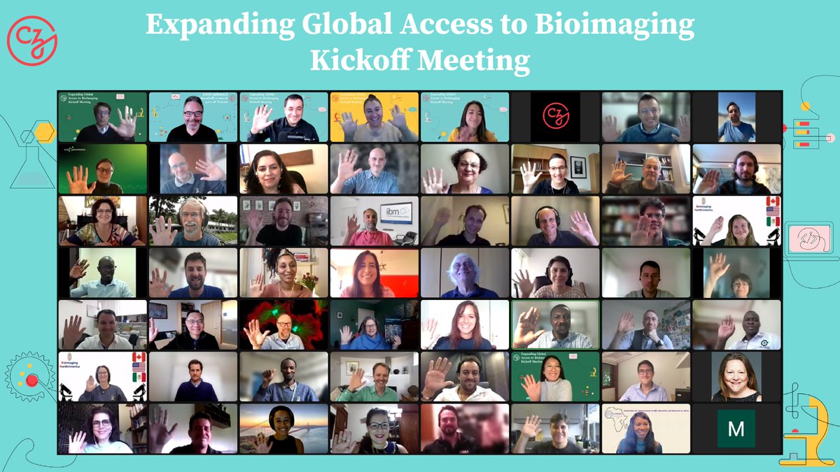 That’s a wrap! After two days of informative + inspiring talks by our grantees, we’re excited to see how these teams will continue to advance bioimaging in Latin America, Africa, + former Soviet countries 🌍