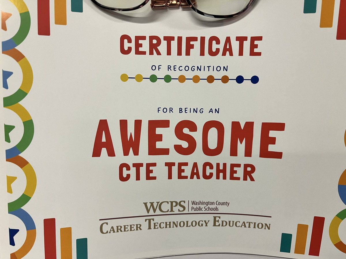 Dturner02's tweet photo. Thank you so much to the awesome CTE team! This was so appreciated! @wcpsmd  @rebjam16 https://t.co/nhMcbDK7Bf