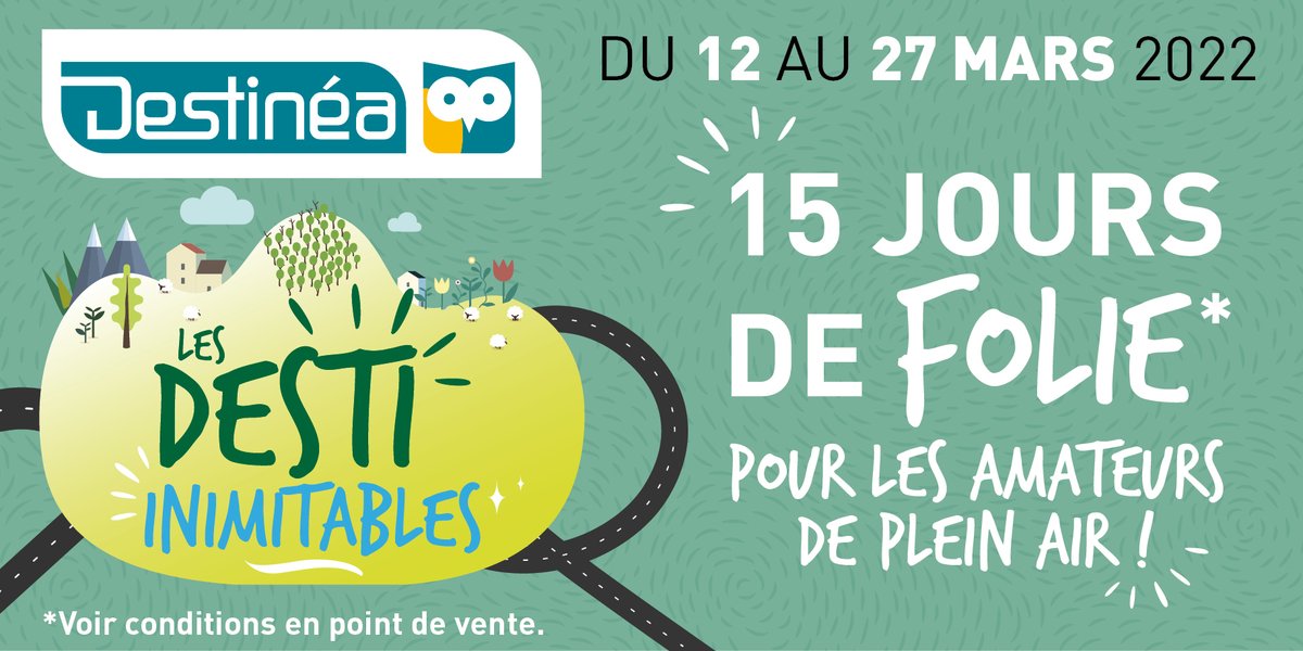 Toute l’équipe Destinéa a sélectionné pour vous des produits de saison pour préparer sereinement vos prochaines escapades. 
Pour découvrir nos offres promotionnelles, téléchargez notre flyer : lnkd.in/g_8FpUbY