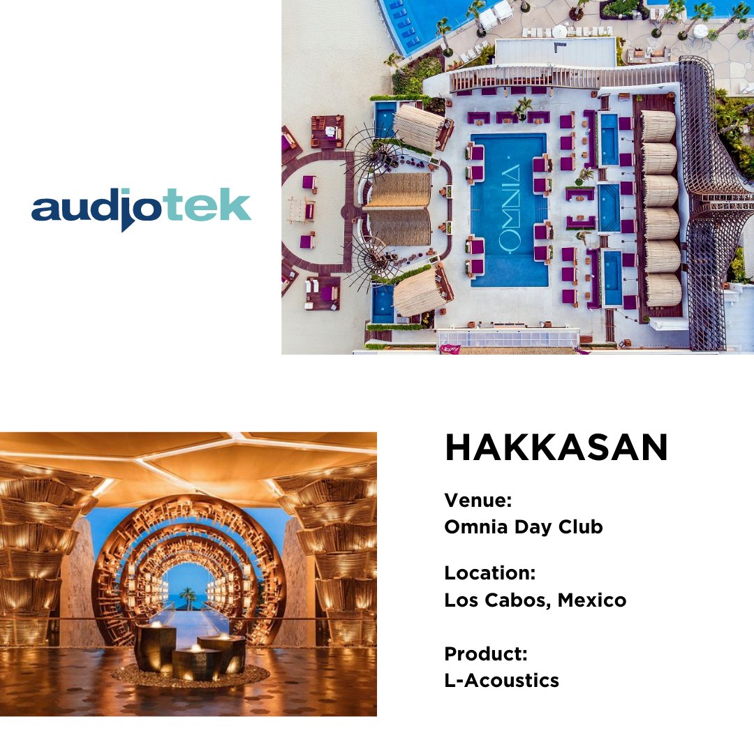 The Omnia Dayclub &amp; Casa Calavera, Vidanta Los Cabos complex, Mexico is a spectacular example of cutting-edge audio-visual design &amp; installation &amp; we were involved from start to finish. Click the link to read how we made this such an incredible success. bit.ly/3BSWnTW