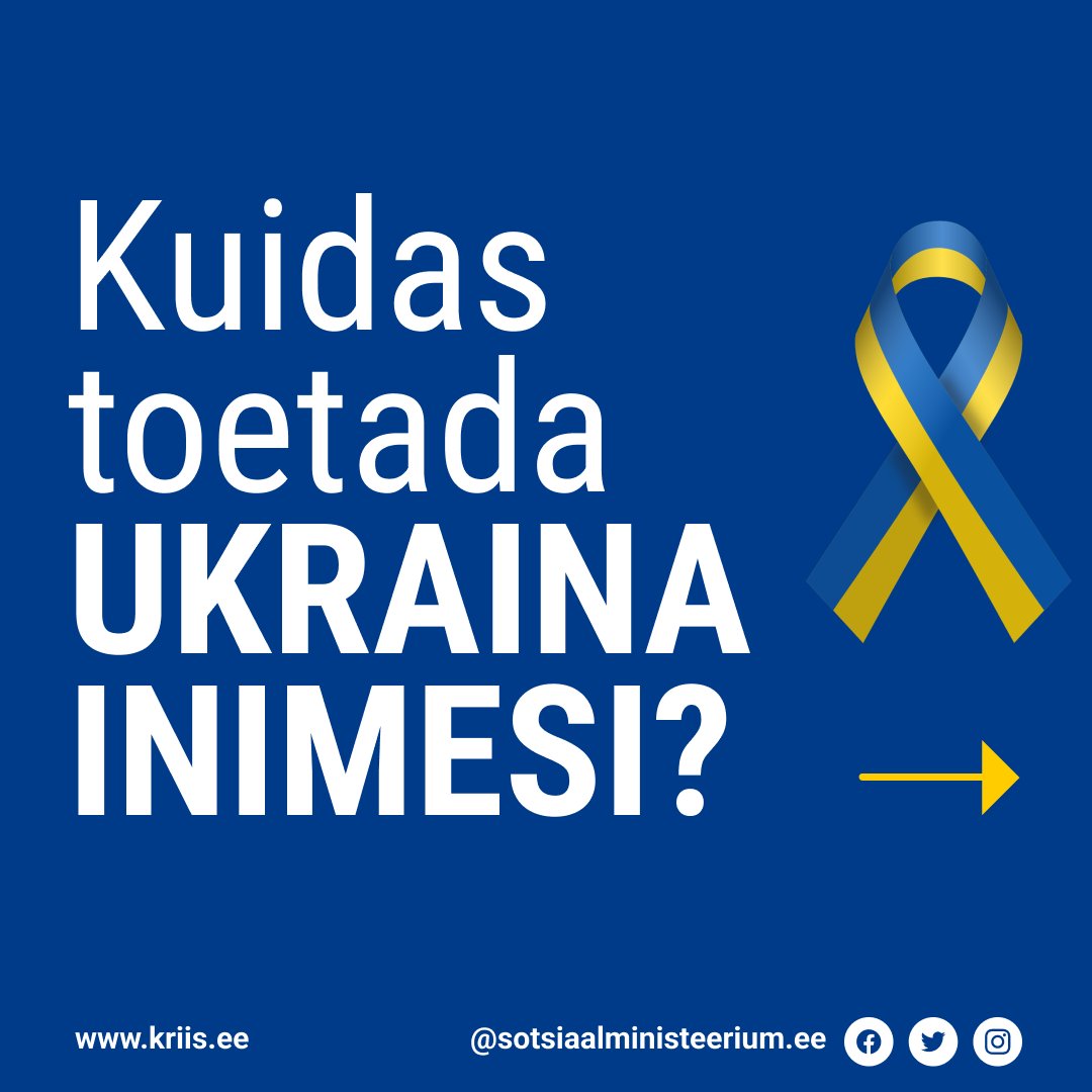 SoMinEstonia's tweet photo. Kuidas toetada Ukraina inimesi? 🇪🇪❤️🇺🇦 #SlavaUkraini  #Ukrainatoetuseks https://t.co/LIcKdABkcX