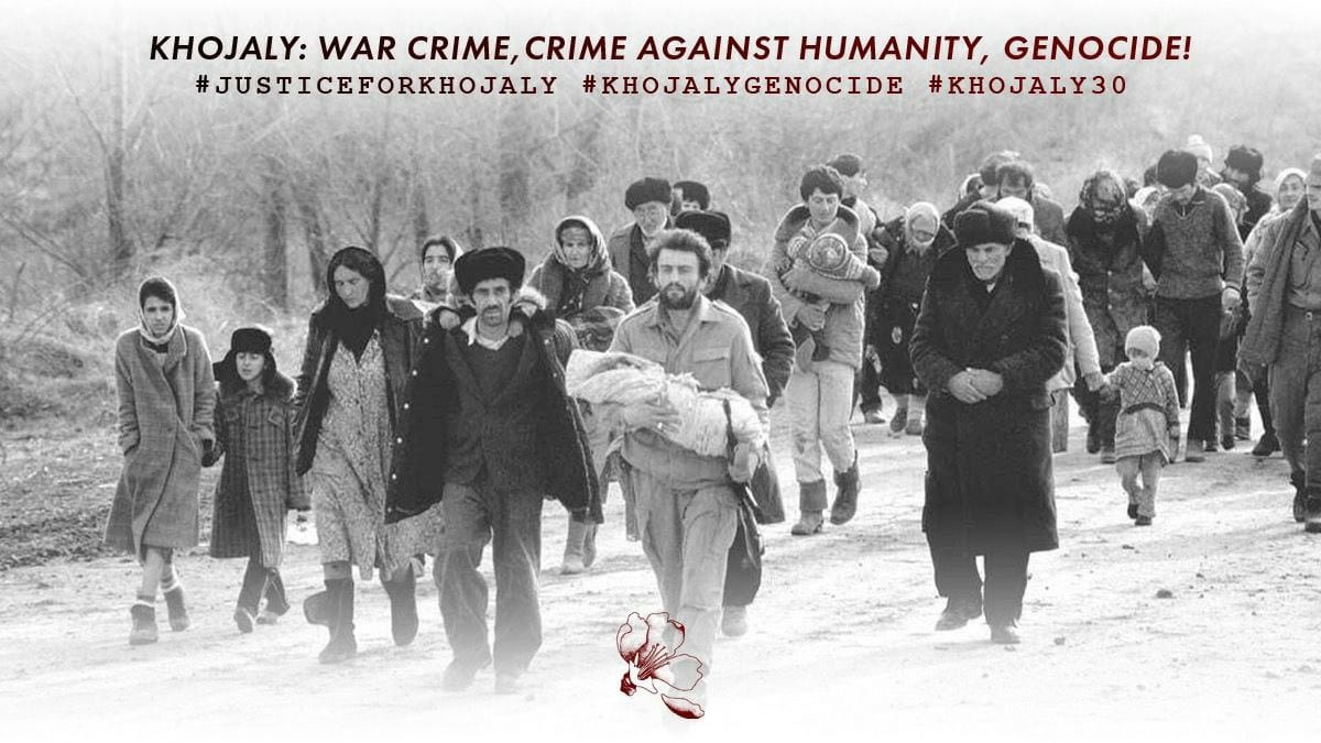 Ismet_Abdullayev 🇦🇿 (@ismetabdullayev) on Twitter photo At present, the recognition of the Khojaly genocide has been identified as one of the main directions of Azerbaijan's foreign policy.
#JusticeforKhojaly #KhojalyGenocide #Khojaly30 #Khojaly613 At present, the recognition of the Khojaly genocide has been identified as one of the main directions of Azerbaijan's foreign policy.
#JusticeforKhojaly #KhojalyGenocide #Khojaly30 #Khojaly613