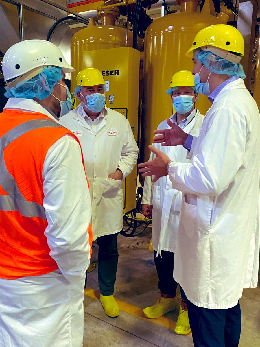 ToddSmithCANDU's tweet image. Thank you @SaputoInc for today’s great tour at the Georgetown facility, with @MPPArnottWHH.

Working with @IESO_Tweets, I am proud to see your team helping Ontario use energy more efficiently and supporting local innovation in @_HaltonHills!