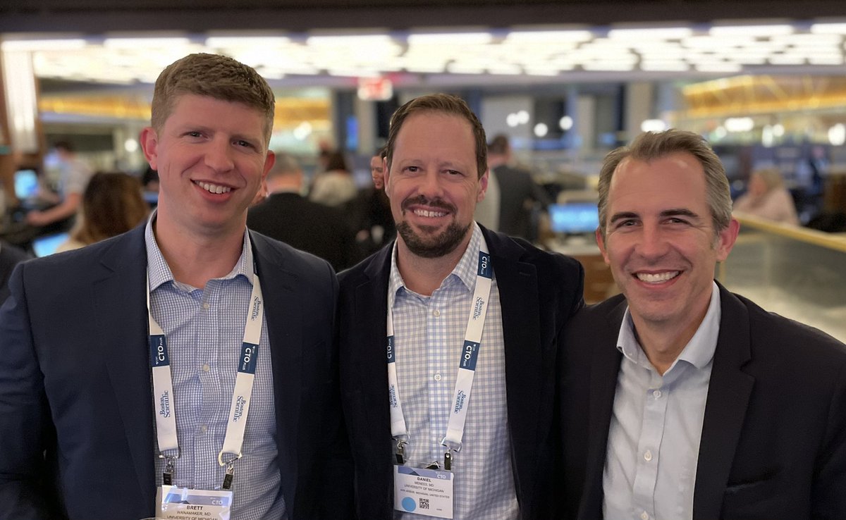 Daniel Menees (@meneesmd) on Twitter photo Great part about in person meetings is bringing old and new friends together! #cto2022,<a href="/BWanamakerMD/">Brett Wanamaker</a> <a href="/UMichCardiology/">Michigan Cardiology</a> <a href="/bnallamo/">Brahmajee Nallamothu</a> <a href="/ChetcutiStan/">Stan Chetcuti</a> <a href="/grossman_md/">P Michael Grossman, MD</a> Great part about in person meetings is bringing old and new friends together! #cto2022,<a href="/BWanamakerMD/">Brett Wanamaker</a> <a href="/UMichCardiology/">Michigan Cardiology</a> <a href="/bnallamo/">Brahmajee Nallamothu</a> <a href="/ChetcutiStan/">Stan Chetcuti</a> <a href="/grossman_md/">P Michael Grossman, MD</a>
