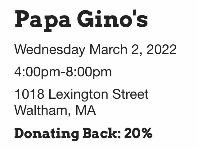 Who wants pizza? Our next MacArthur Restaurant Night is coming up next week! 🍕 20% of your order helps support our school! (Just mention this fundraiser.)