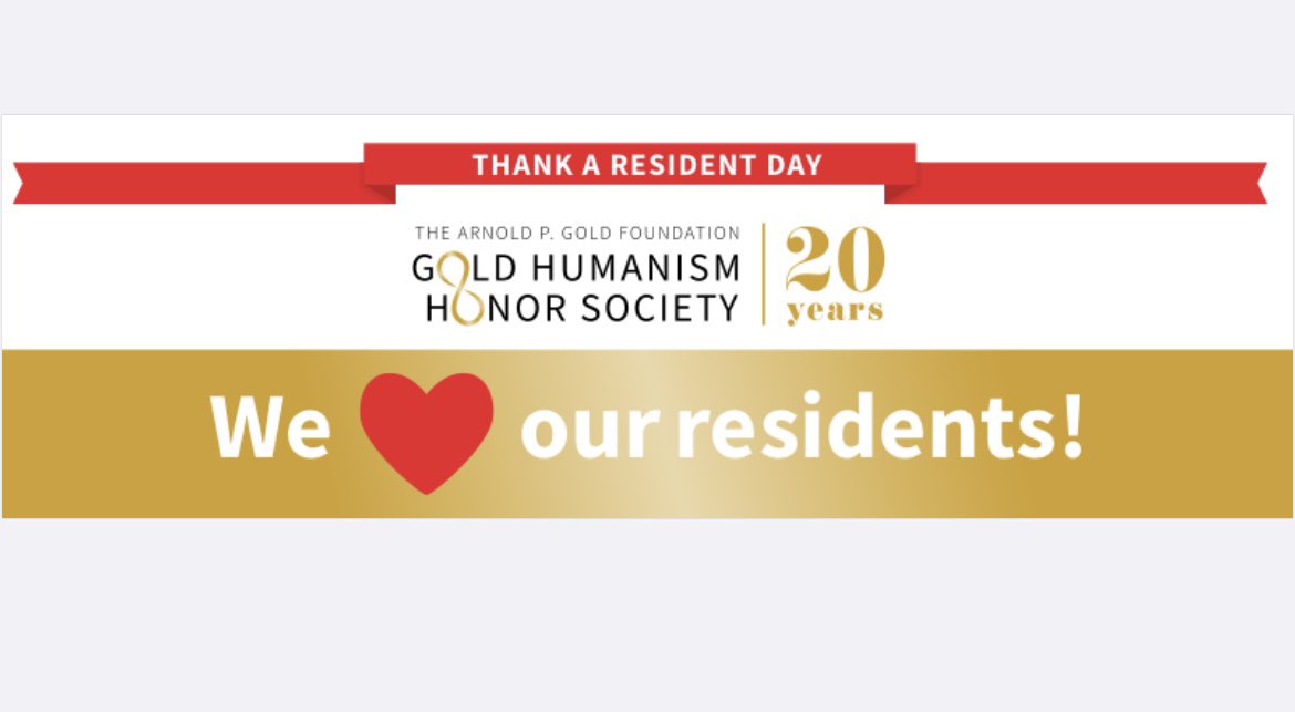Today is #ThankaResidentDay and we couldn’t let the day pass without expressing our gratitude to our amazing #residents! They contribute so much and are essential to the success of our department.  They work hard to be the best #radiologists. We love our residents! <a href="/GoldFdtn/">Gold Foundation</a>