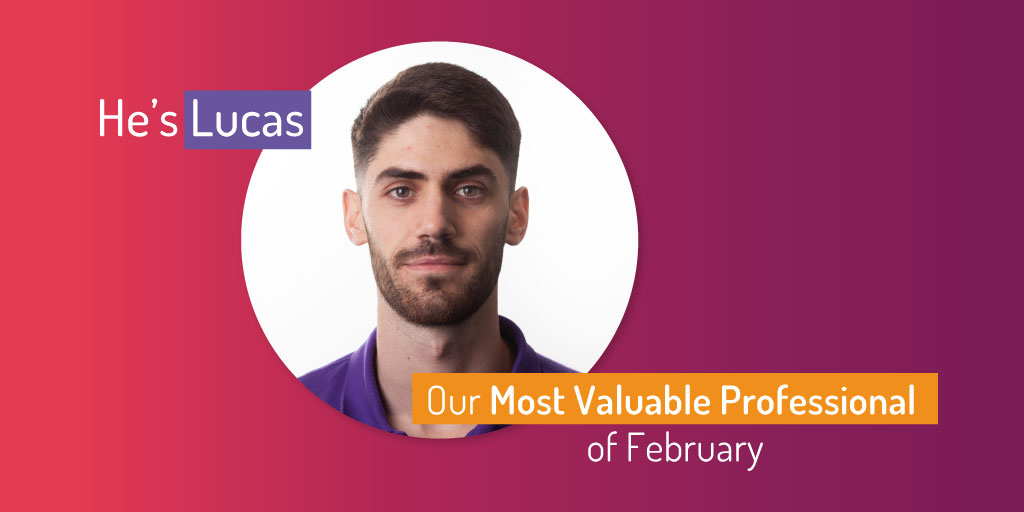 FolderIT's tweet photo. LUCAS 👏
Awarded MVP of February🏆 Thanks Lucas for doing your best every day 😁
#WeAreOurPeople #mvp #MostValuableProfessional #FolderIT https://t.co/FiBnJ9n5SC