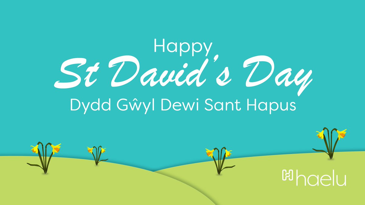 Happy St David’s Day!

Dydd Gŵyl Dewi Sant Hapus!

#StDavidsDay