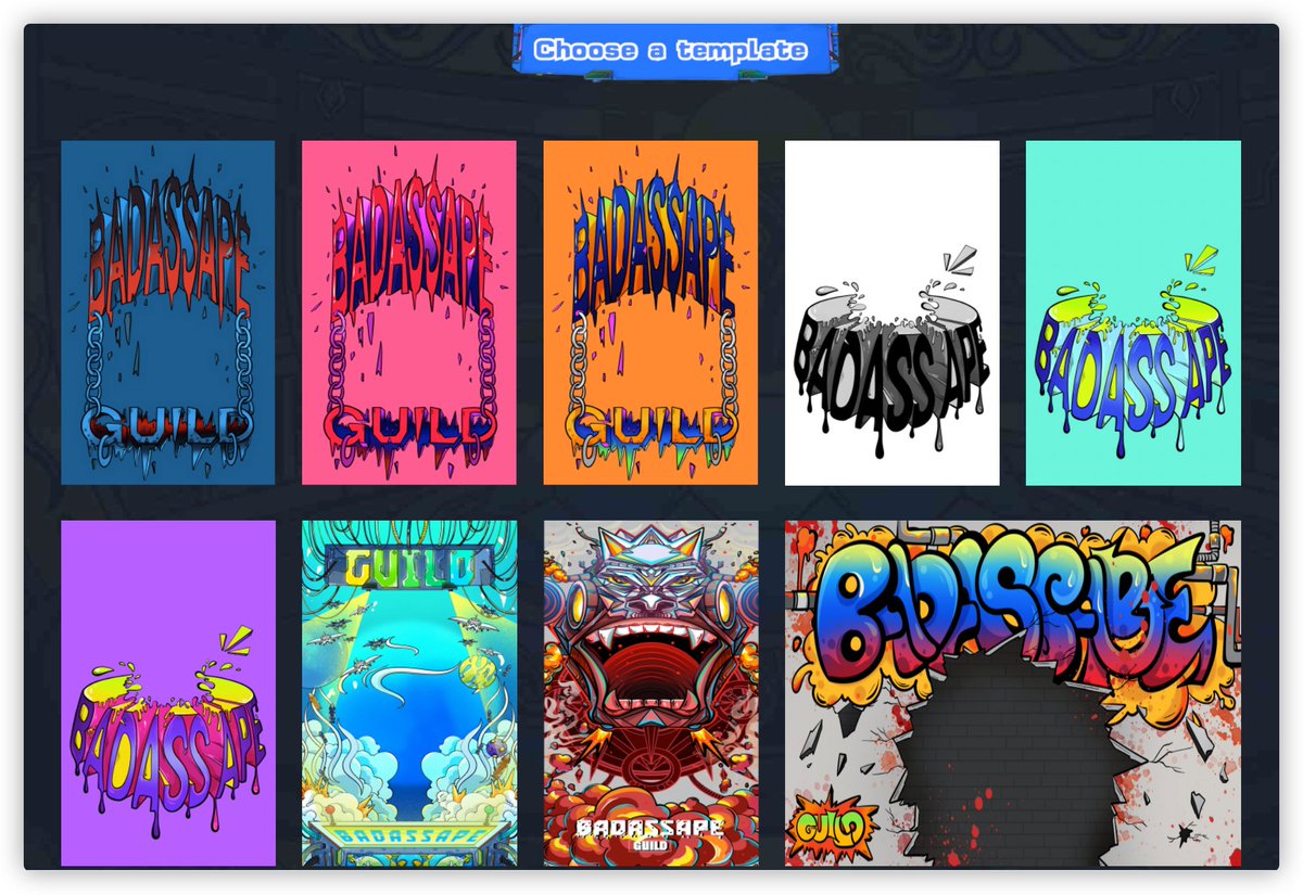 ApeBadass's tweet photo. The Fan art generator is live.
You need to have at least one ape in your metamask wallet before using it.
https://t.co/QCUx7Pkras
#BadassApeGuild #binancenft #nftart #NFTdrop https://t.co/IwRAIpCLe9