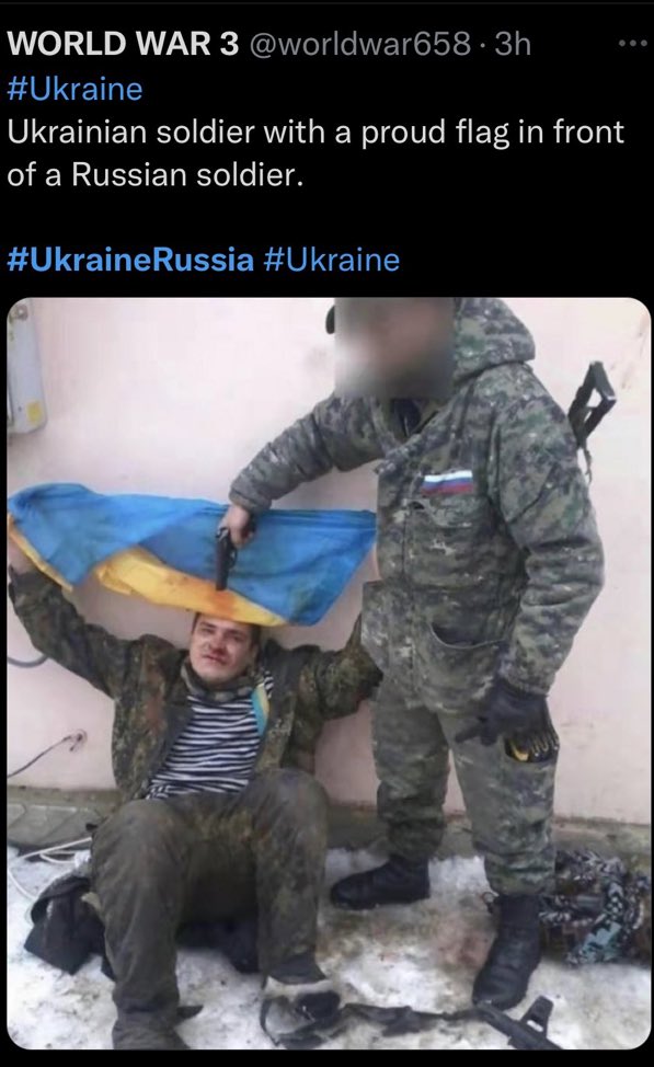 The most heartbreaking picture I saw on the internet today! #Ukraine #UkraineUnderAttack #peaceforukraine
