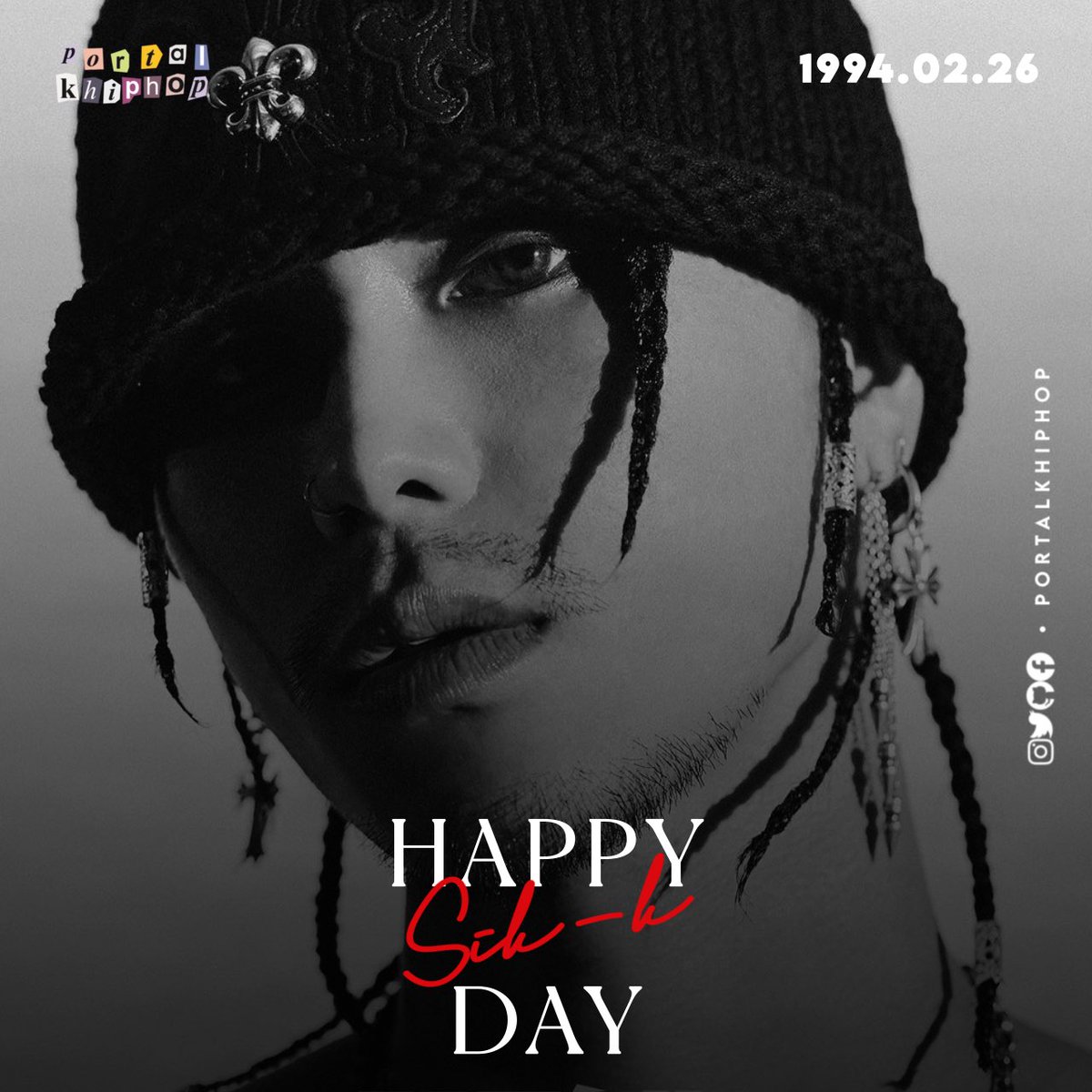 portalkhiphop's tweet photo. Lá na Coréia já é dia 26 de fevereiro aniversário de SIK-K! 

O rapper está completando 28 anos. 🥳 

#HAPPY_MINSIK_DAY  #SIKK #식케이 https://t.co/eDI3XmnJT0