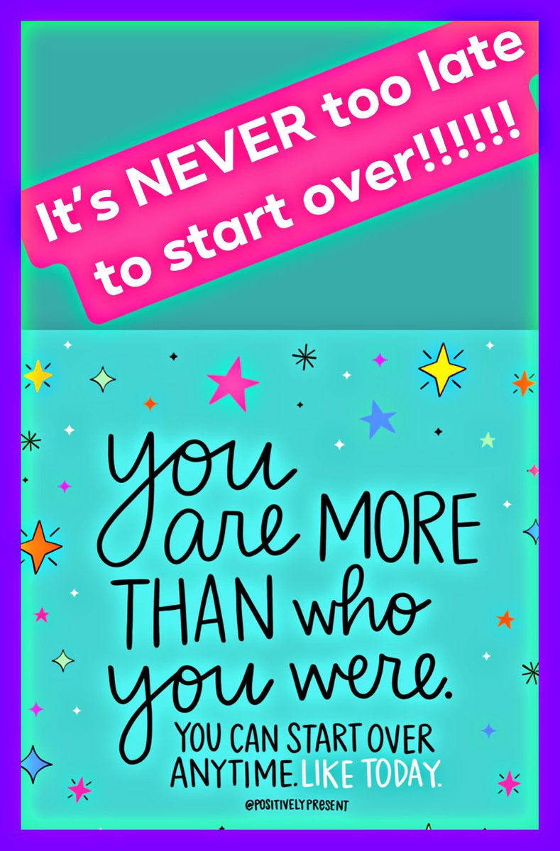 RealJuliaAnn's tweet photo. Take advantage of the clean slate a new day offers you!!!! https://t.co/PPy3UYThL1