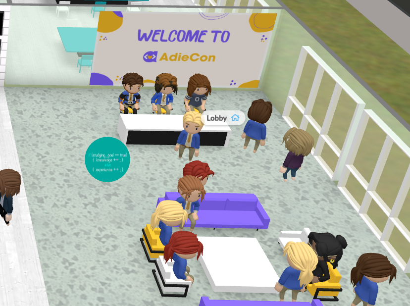 #AdieCon2022 registration! Looking forward to seeing everyone today!