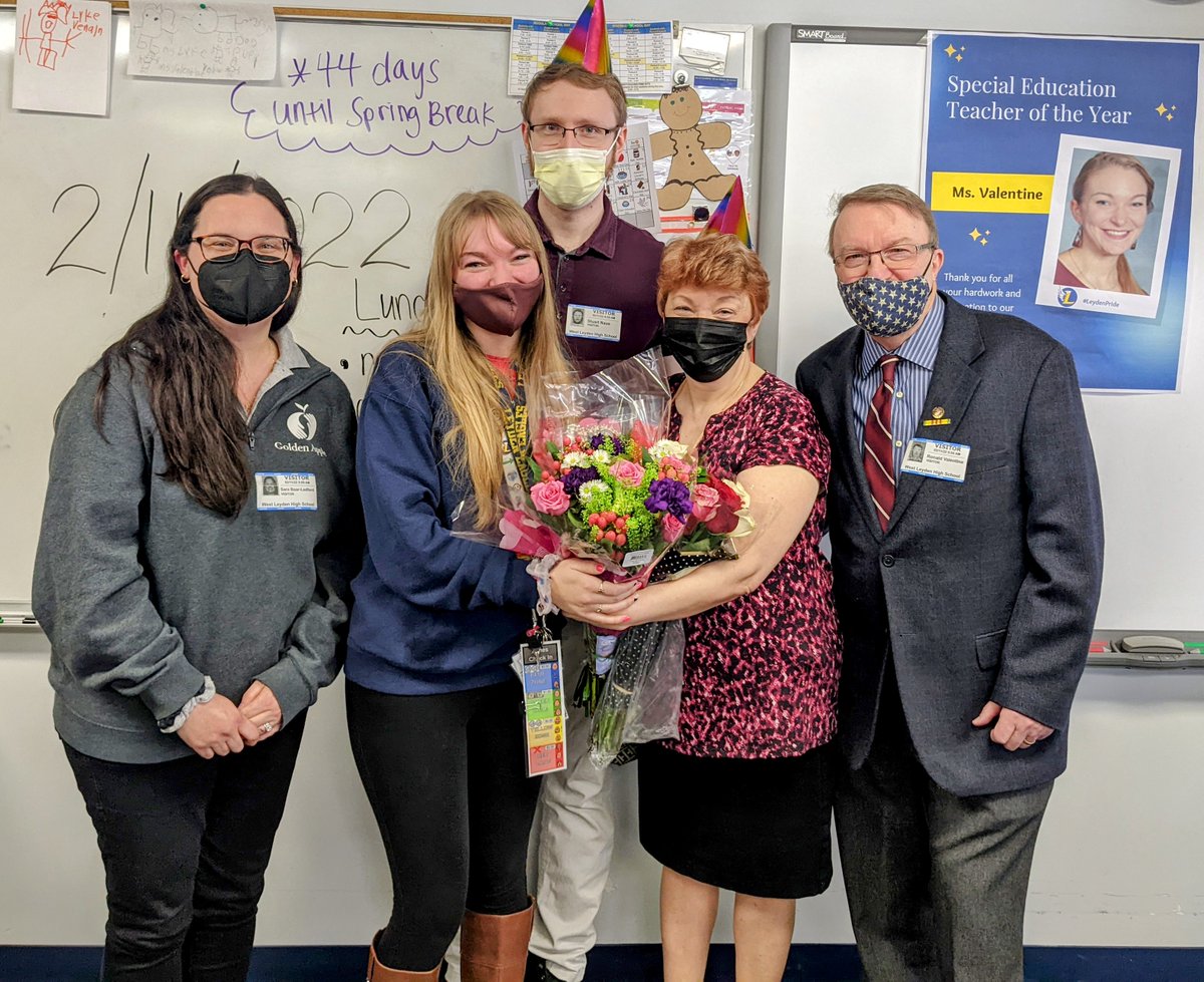 Congratulations to Leyden’s very own Victoria Valentine, who was just named the Special Education Teacher of the Year by the Illinois State Board of Education!
#leydenpride #teacheroftheyear