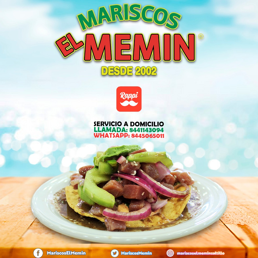 MariscosMemin's tweet photo. 🐟 Mariscos #ElMemin  🌊 #Al100yDeBuenas 
Menú https://t.co/RWSpkV29yM https://t.co/extua4ta2R