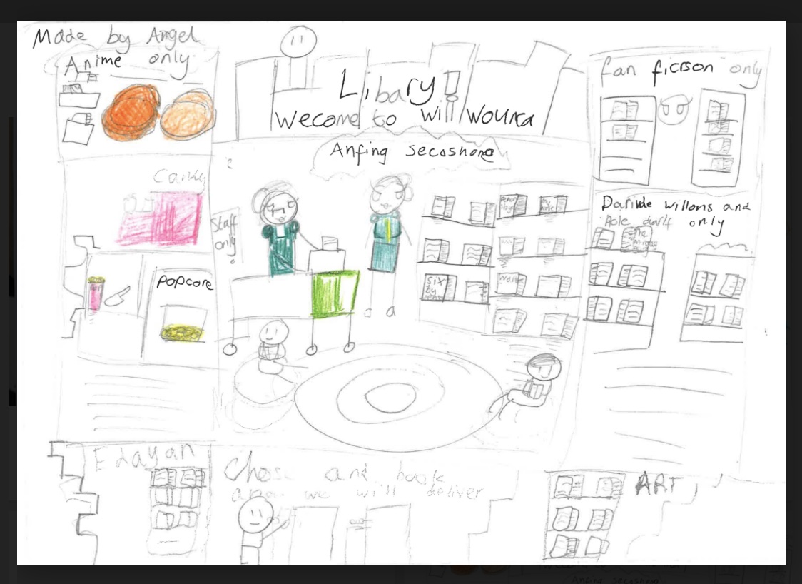 hackneylibs's tweet image. #OurLibraries Angel&apos;s ideal library is well-stocked with #anime and #fanfiction 🦇👾 #HackneyLibraries