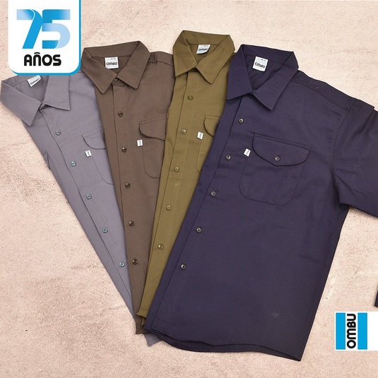 Camisa de Trabajo OMBU® Blanca – Industria del Trabajo