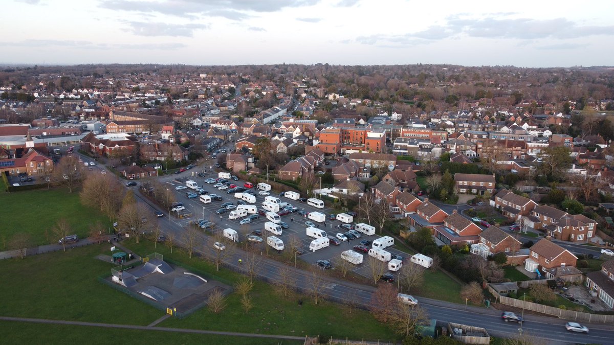 Caravans are back in cobham