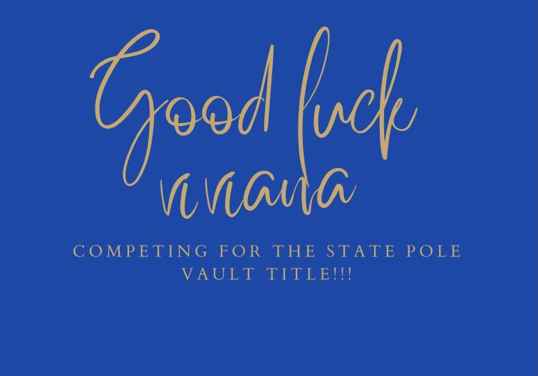 One of our own is competing today! Wishing Viviana the best of luck!