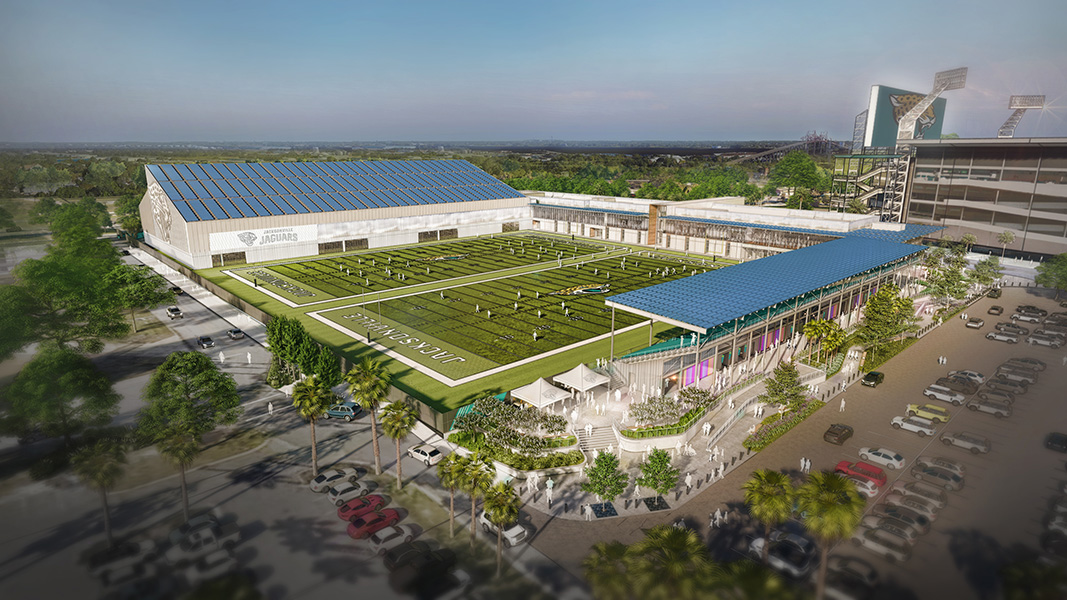 SBJ's tweet photo. The @jaguars have received permits to pour the foundation for their new $120M sports performance center

https://t.co/OHaxZRqBOG https://t.co/HbEBG4ihIx