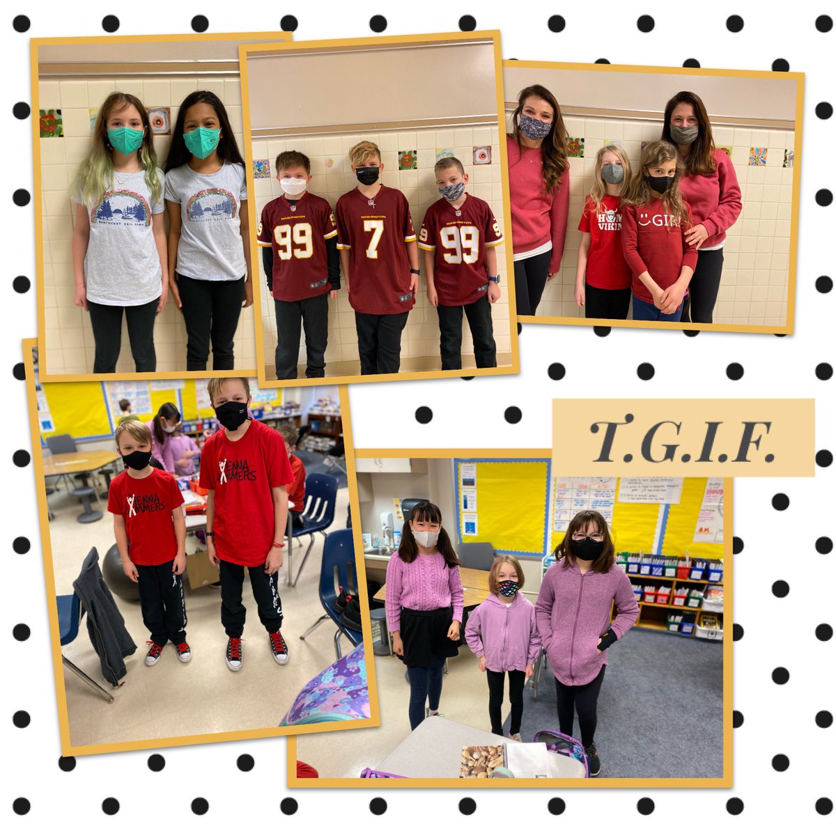 Did someone say twin day? Happy Friday Vikings! #ViennaValiantVikings #vvv #twinning