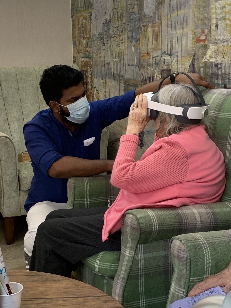 Wonderful two days spent with staff &amp; residents ⁦<a href="/auditcare/">Auditcare Care Homes</a>⁩ &amp; Fairfields #CareHomes as part of iHUB &amp; ⁦<a href="/rovr_systems/">ROVR Systems</a>⁩ #RoadToRecovery #VR project #SocialCare #Innovation ⁦<a href="/llewelynmorgan/">Llewelyn Morgan</a>⁩ ⁦<a href="/sefton78/">Laura Peacock</a>⁩ ⁦<a href="/muirgray/">Muir Gray</a>⁩
