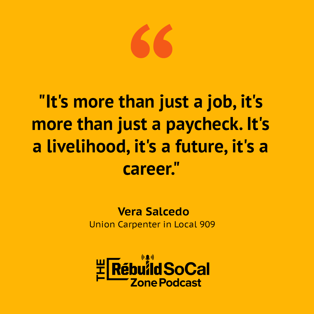 RebuildSoCal's tweet photo. Vera Salcedo discusses achievements, growth, and her favorite parts of being a woman in the industry in the #RebuildSocal Zone Podcast. Out now! Listen wherever you get your podcasts. π§ππ οΈπ§ποΈ https://t.co/gEy22AMNma