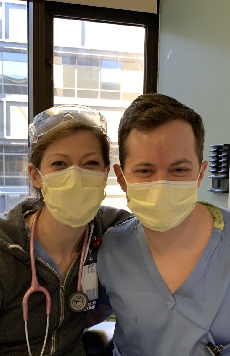 Celebrating our #residents and #fellows today like <a href="/DrKevinBuda/">Dr. Kevin Buda</a> and #LeahBuda who show up every day with a smile 👏👏❤️❤️💪💪 <a href="/hcmcim/">HCMCIM</a>