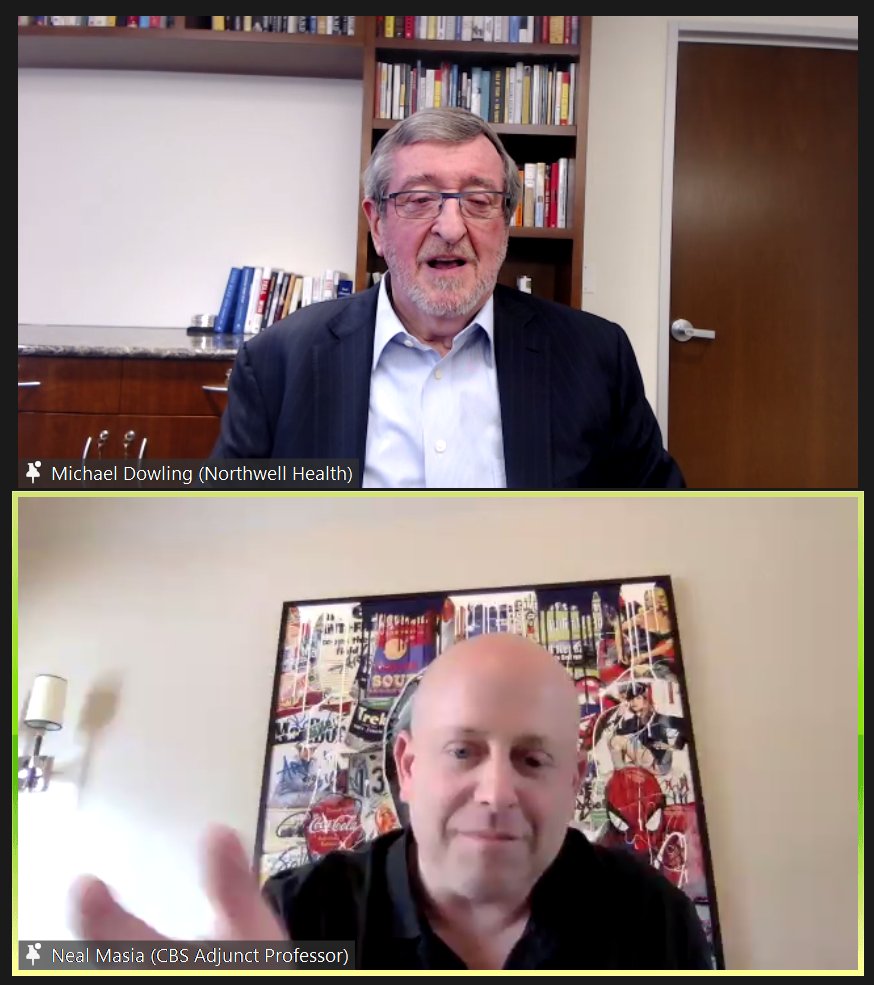 Listen in now to hear our final keynote <a href="/MichaelJDowling/">Michael J. Dowling</a> President &amp; CEO <a href="/NorthwellHealth/">Northwell Health</a> moderated by Neal Masia!

#RebuiltToLast #HCIA #whycbs
