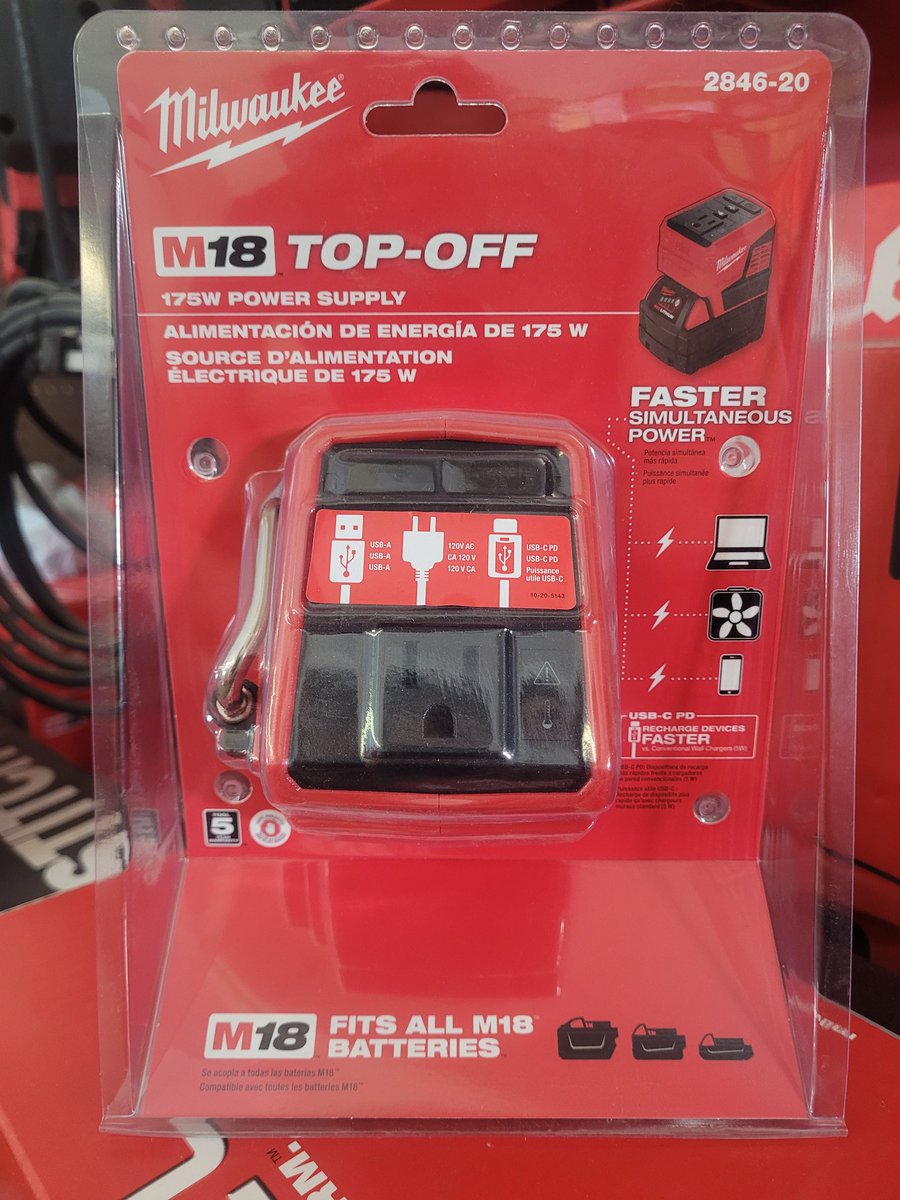 Looking forward to getting some feedback on this #MilwaukeePowerTools Top Off. 
#SpecialOrder #MilwaukeeM18 #PowerSupply
#MLCrew #Mactier  #MuskokaLumber 
Thank You DL! Let us know!