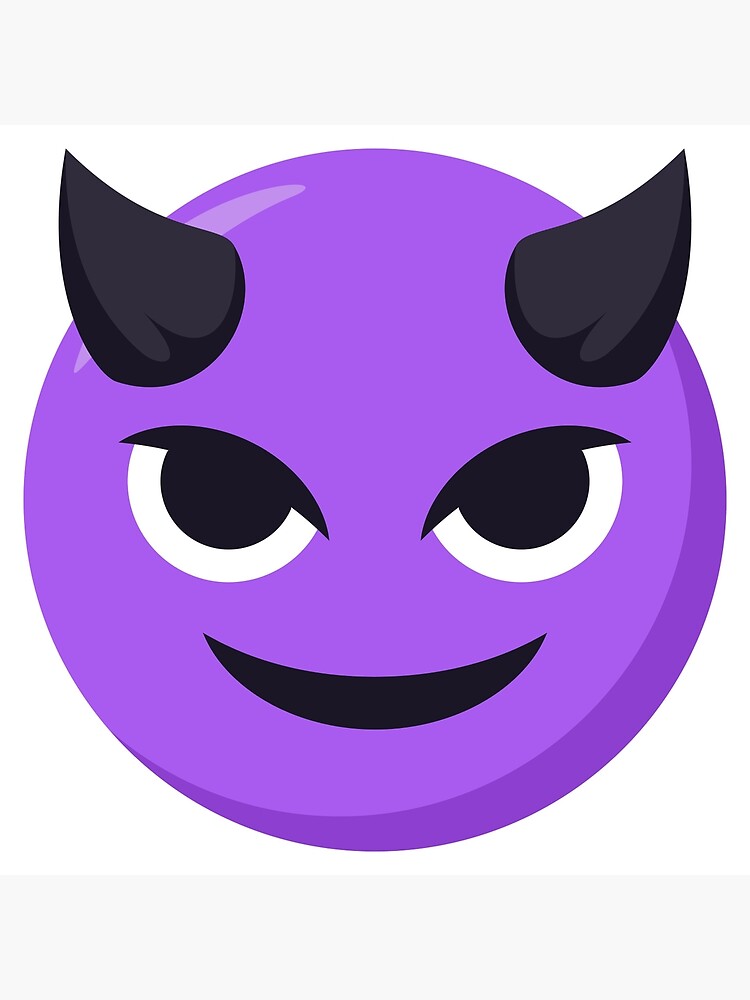 эмоджи демон. эмодзи дьявол. Demon emoji. Demon emoji. смайлик демона.